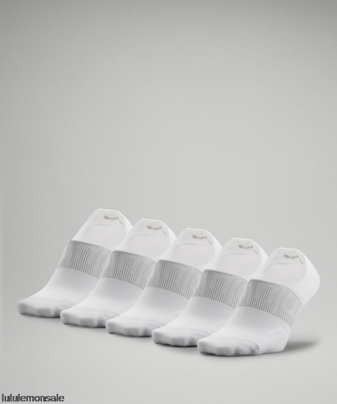 Lululemon Deutschland DELULU896 | Weiße Power Stride No-show Socke Mit Aktivem Griff 5er-pack Nur Online